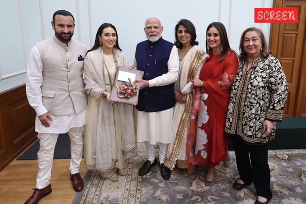 Kapoor family members, PM modi