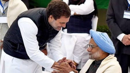 rahul gandhi manmohan singh