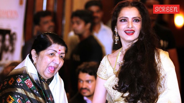 Rekha recently spoke about her bond with Lata Mangeshkar.