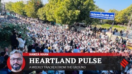 Protesters take part in a massive sit-in outside the Sanchore collectorate under the leadership of former minister Sukhram Vishnoi. Markets were closed on the call of the Vyapar Mandal. (Image source: X/@MlaSanchore)
