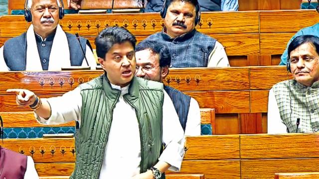 Kalyan Banerjee, Jyotiraditya Scindia, LS adjourned, Lok Sabha adjourned, Indian express news, current affairs