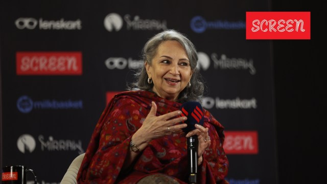 Sharmila Tagore at SCREEN Live