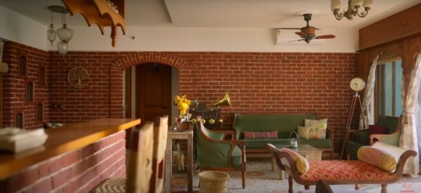 Taapsee spoke about the influence of Phulkari design in her living room. (Photo: Asian Paints/YouTube)