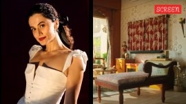 Taapsee Pannu gave a tour of her house. (Photo: Taapsee/Instagram, Asian Paints/YouTube)