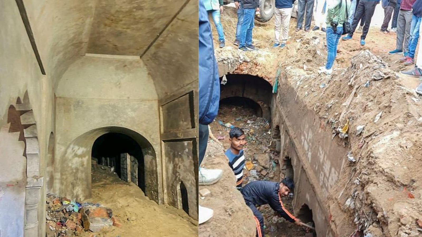 Ancient stepwell unearthed in Sambhal district's Chandaus