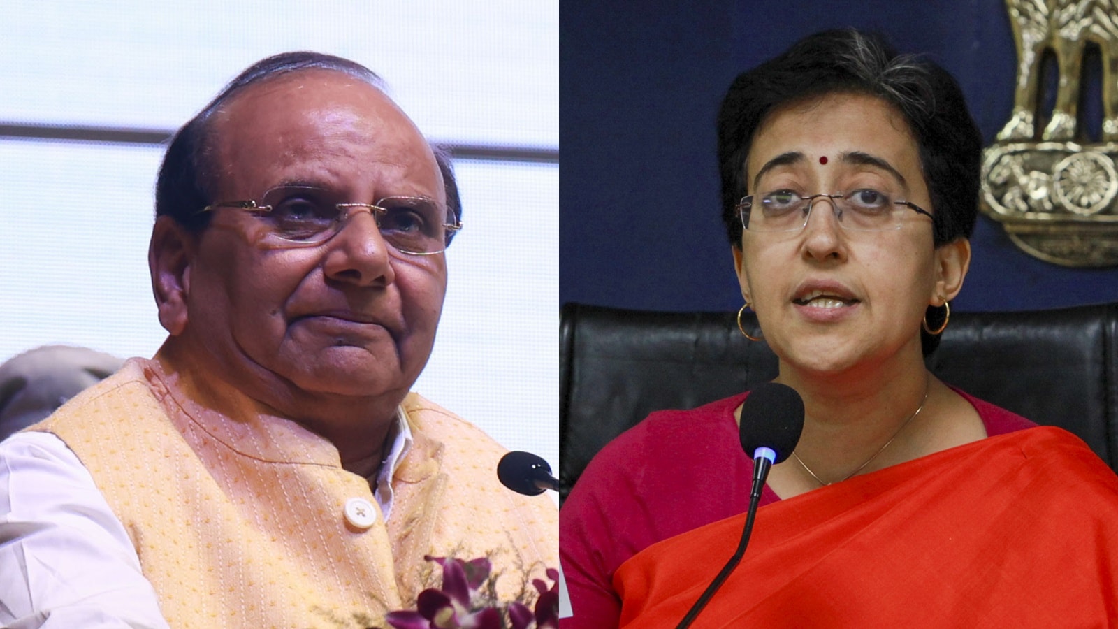 vinai kumar saxena, atishi, delhi, indian express