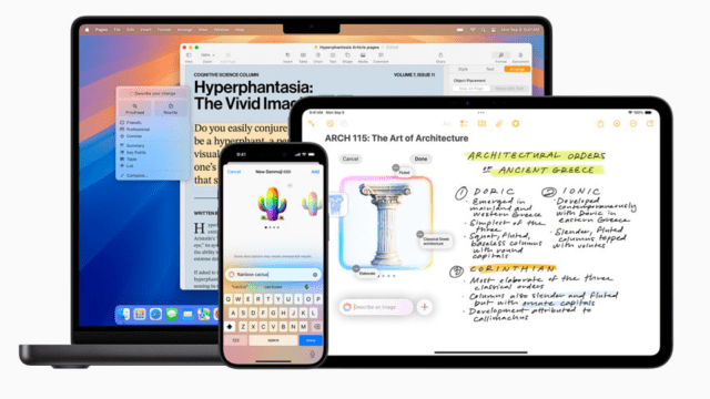 The new Apple Intelligence features are available with iOS 18.2, iPadOS 18.2 and macOS Sequioa 15.2 update.