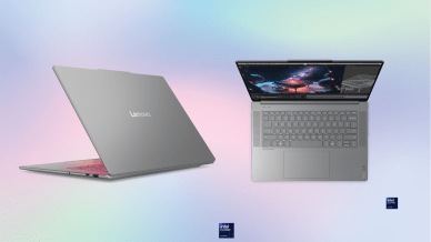 Lenovo Yoga Slim 7i Aura Edition runs on Windows 11 out of the box.