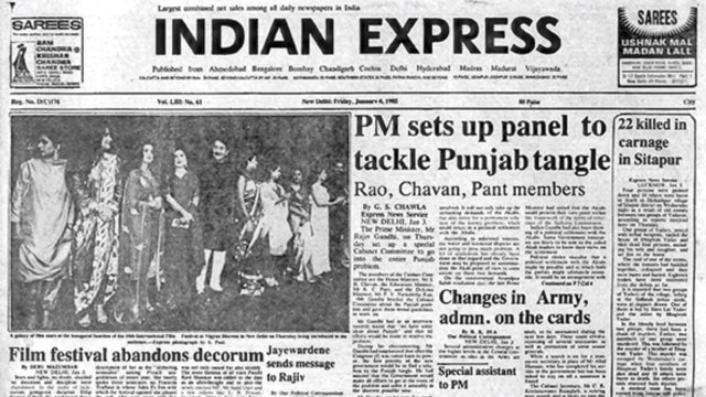 Forty Years Ago, Rajiv Gandhi, International Film Festival, Ramakrishna Hegde, Army, editorial, Indian express, opinion news, indian express editorial