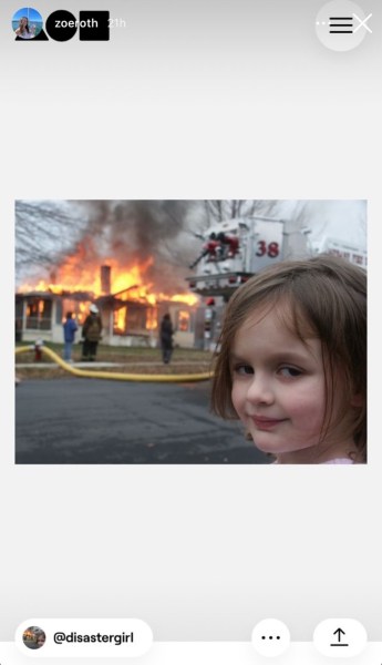 Original 'Disaster Girl' meme