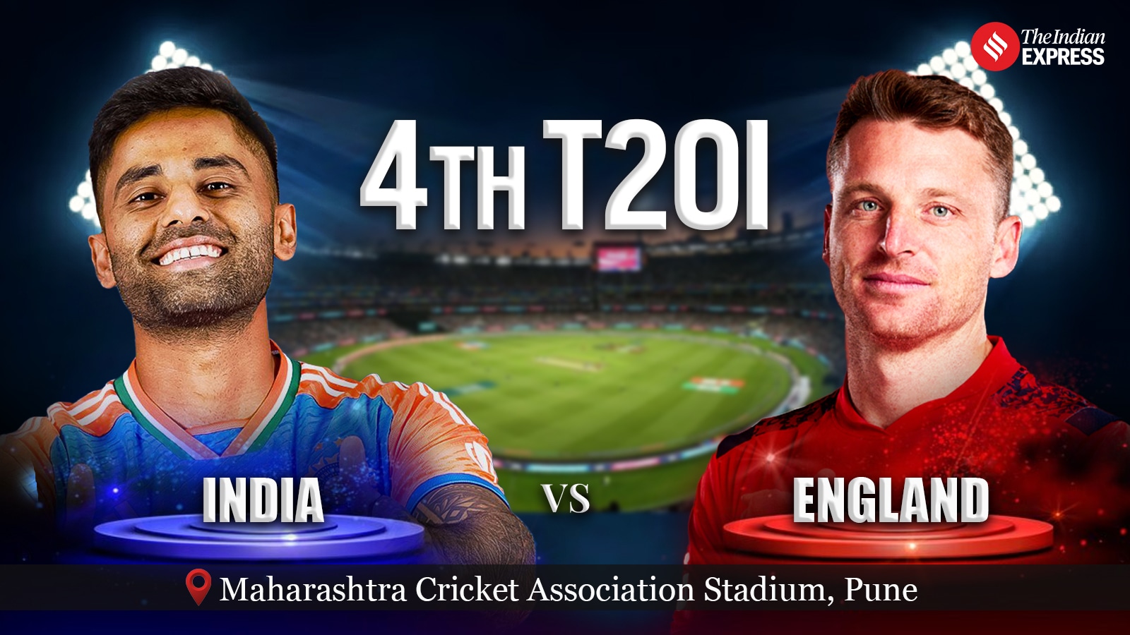 India vs England LIVE Cricket Score, 4th T20I: Can IND bounce back with win in Pune? Toss, Playing XI updates