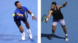 Australian Open draw: Novak Djokovic (left) and Carlos Alcaraz could clash in the quarters at the first Grand Slam of the year. (PHOTOS: AP)