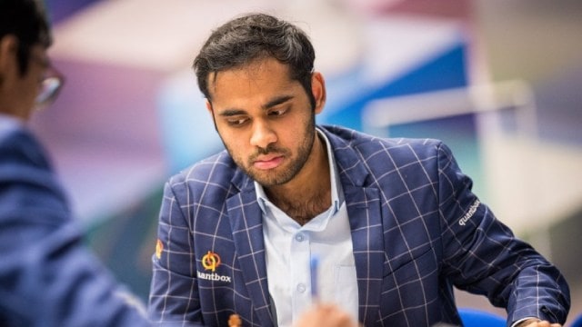 Arjun Erigaisi faces Praggnanandhaa in the third round of Tata Steel Chess tournament at Wijk aan Zee. (PHOTO: Tata Steel Chess via Lennart Ootes)