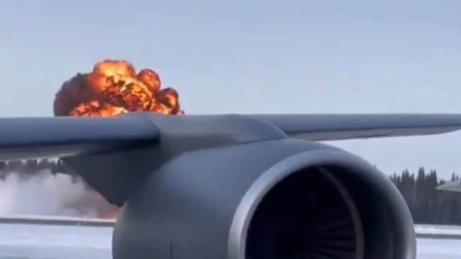 Watch | F-35 fighter jet crashes in Alaska, pilot ejects safely | World News Watch | F-35 fighter jet crashes in Alaska, pilot ejects safely | World News