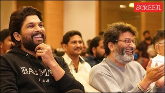 Allu Arjun and Trivikram Srinivas