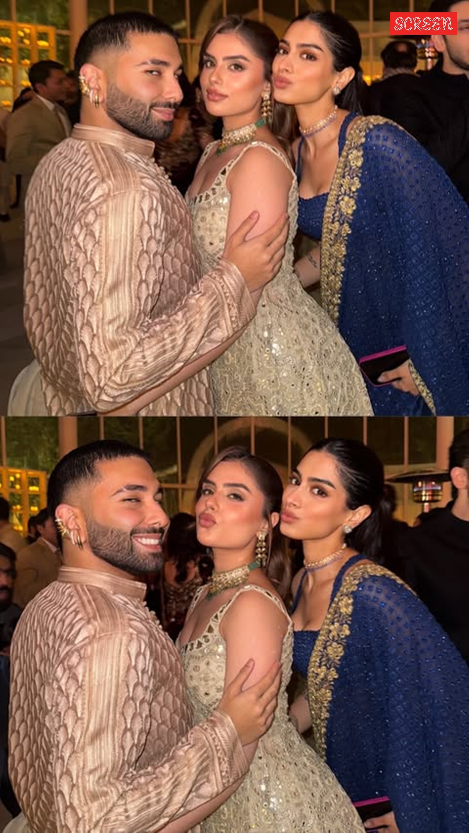 Ananya Panday, Janhvi Kapoor-Shikhar Pahariya friend wedding 