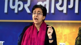 Delhi CM Atishi, water terrorism, Yamuna contamination, delhi assembly elections, delhi news, indian express
