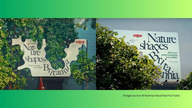 Britannia's new ad campaign turns billboards into eco-friendly art