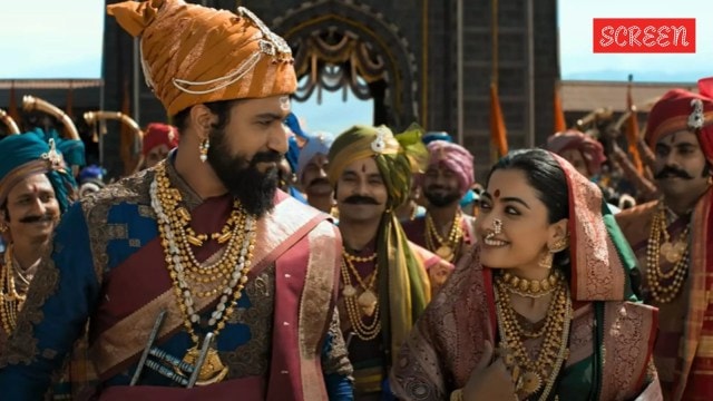 Vicky and Rashmika in Chhaava