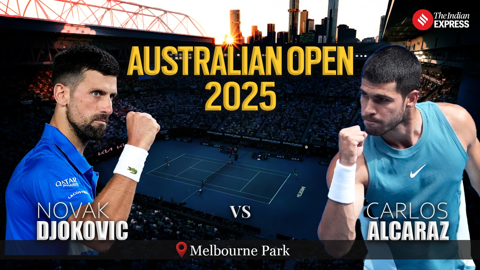 Novak Djokovic vs Carlos Alcaraz Live Score, Tennis Australian Open 2025: An inter-generational battle on cards