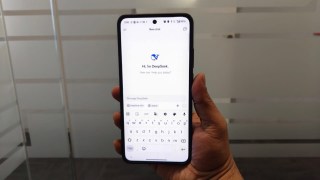 DeepSeek's interface is similar to that of ChatGPT.