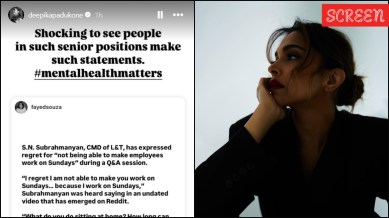 Deepika Padukone responds to 'shocking' statement about work-life balance