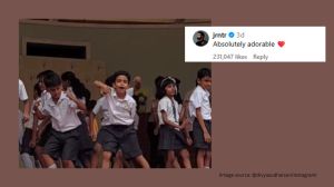 Jr NTR reacts to schoolboy's electrifying dance to Devara's 'Davaudi'