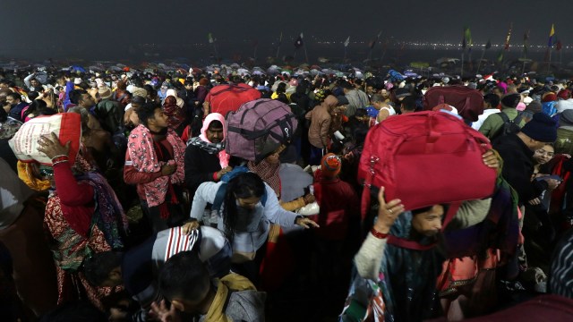 On Day 1 of Maha Kumbh, 1.65 crore take dip: ‘The water is more than sacred, it’s salvation’