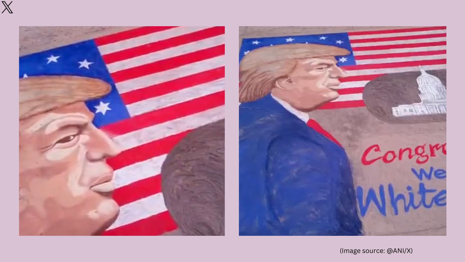 Watch Sudarsan Pattnaik creates 47footlong sand art of Donald Trump