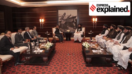 India-Afghanistan talks Dubai, Vikram Misri Amir Khan Muttaqi meeting, New Delhi Kabul diplomatic meeting, India Taliban relations, Chabahar port trade Afghanistan, India's humanitarian aid Afghanistan, India Afghanistan health support, Afghanistan refugee rehabilitation India, India development projects Afghanistan, India-Afghanistan people-to-people ties, India's Afghan security concerns, New Delhi Kabul MEA readout, India-Afghanistan trade Chabahar,