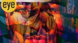 creative visualisation of anxiety depicted through a multi-hued portrait of a man