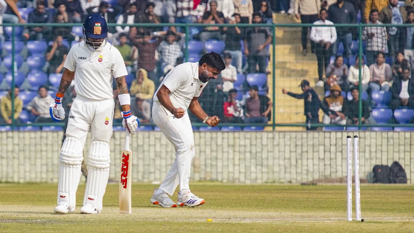 Ranji Trophy: Himanshu Sangwan’s dream delivery spoils Virat Kohli’s homecoming | Cricket News Ranji Trophy: Himanshu Sangwan’s dream delivery spoils Virat Kohli’s homecoming | Cricket News
