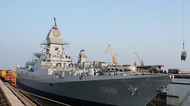 PM Modi commissions INS Surat, INS Nilgiri, and INS Vaghsheer