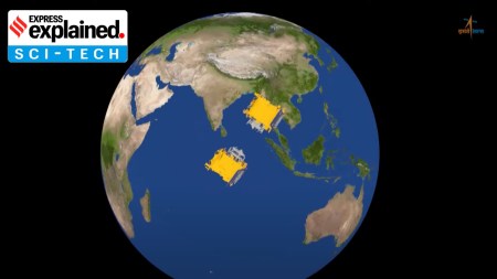 Two satellites will come together in space and attack to each other as part of the docking experiment.