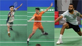 India badminton Lakshya Sen HS Prannoy Priyanshu India Open