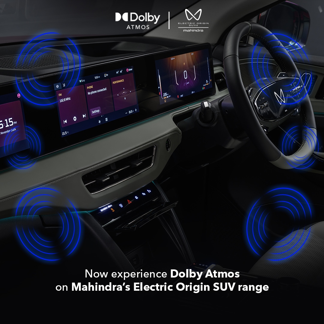 Dolby is hopeful that the partnership with Mahindra will help open doors with other Indian brands. (Image: Dolby)