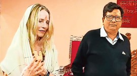 steve jobs, Laurene Powell Jobs, Prayagraj, Maha Kumbh, Maha Kumbh Mela 2025, Amrit Snan, kumbh Amrit Snan, Indian express news, current affairs