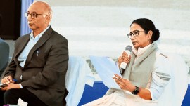 Mamata Banerjee, Mamata Banerjee government, Alipurduar, Poster’s wordings at guesthouse, Indian express news, current affairs