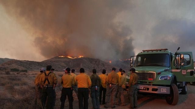 LA wildfire, California