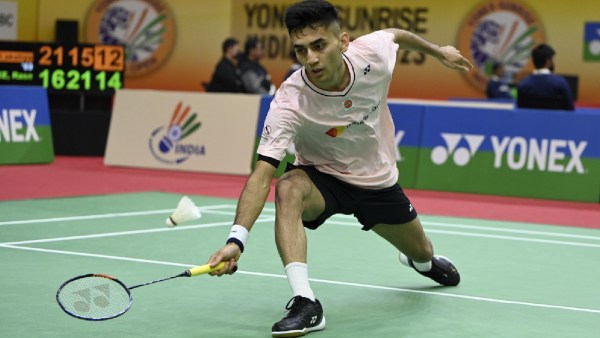 File image of Lakshya Sen from the Indian Open 2023. (PHOTO: Badminton Association of India)