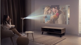 LG's new projector can beam images in Full HD resolution.