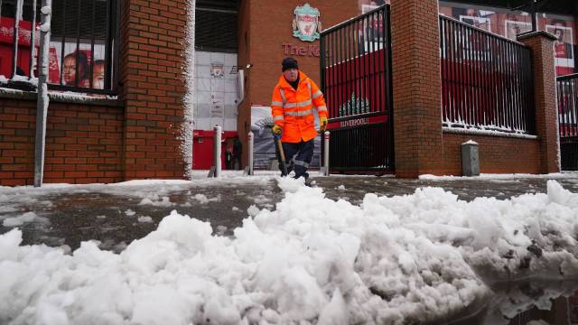 Liverpool vs Manchester United weather update