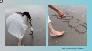 The Instagram video marks Meghan's first post on the platform in five years (Image source: @meghan/Instagram)