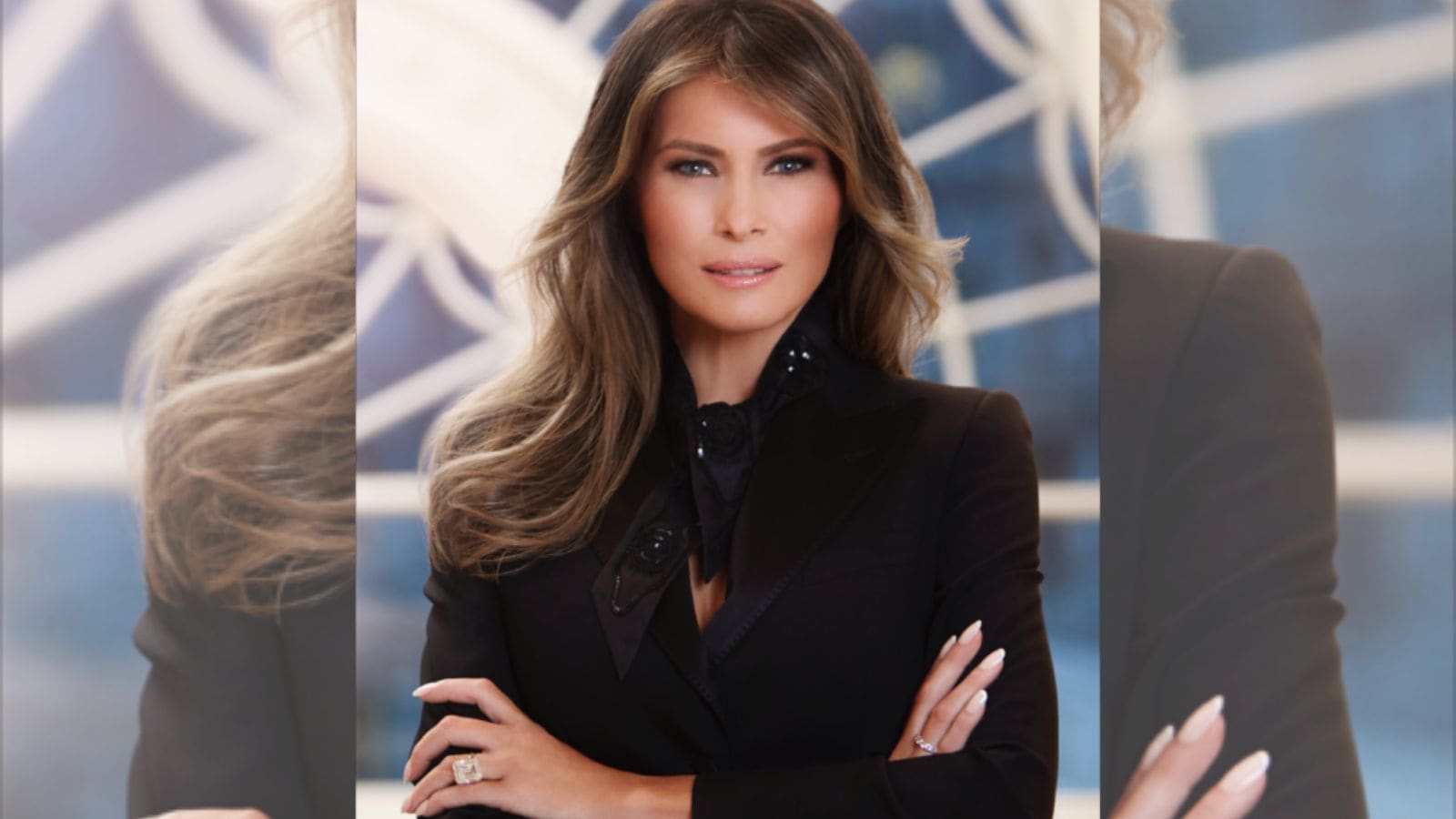 White House releases Melania Trump’s official portrait World News