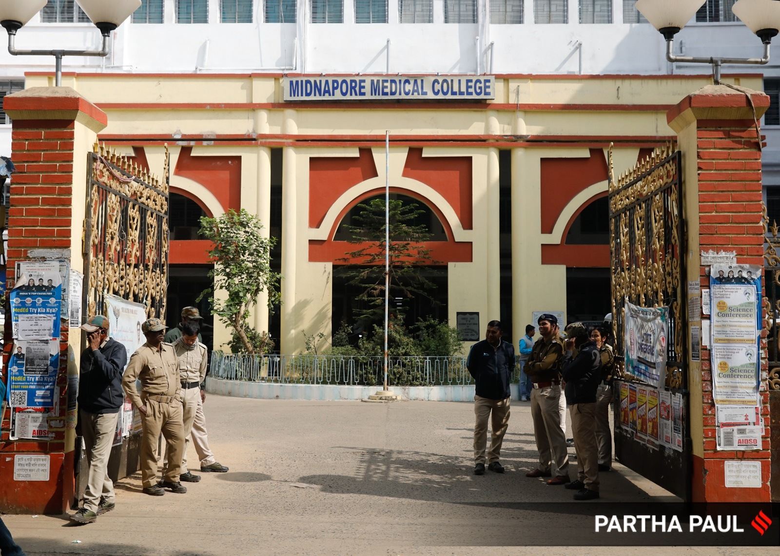 The Midnapore Medical College and Hospital has seen protests in recent weeks over action taken against doctors after the death of a mother of a new-born there.