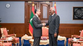 Maldives Muizzu China FM