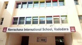 Navrachna school bomb threat, vadodara news, indian express