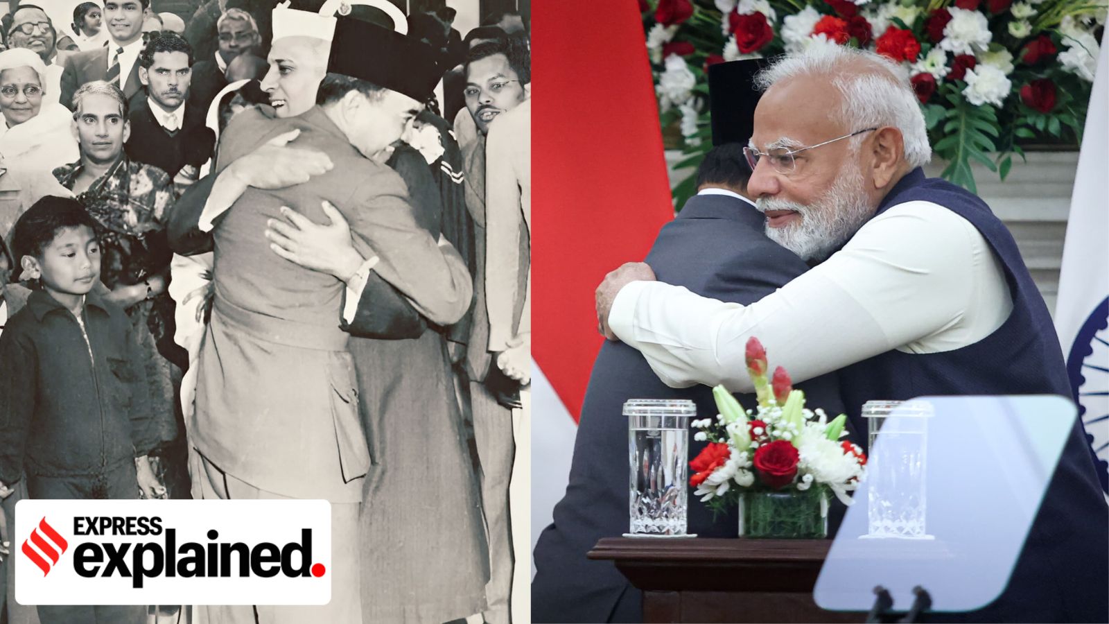 Nehru-Sukarno-Modi-Prabowo Indonesia