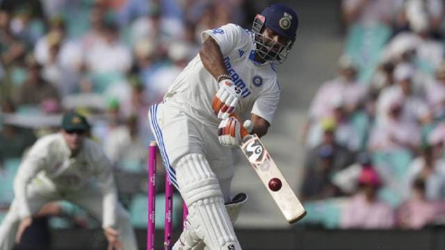 Rishabh Pant smashed a 50-year record with his 29-ball fifty in Sydney on Saturday. (AP)