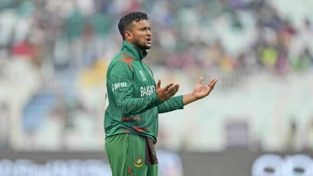 Shakib Al Hasan's chances to play the Champions Trophy remain unclear after failing the bowling action reassessment test in Chennai. (AP)